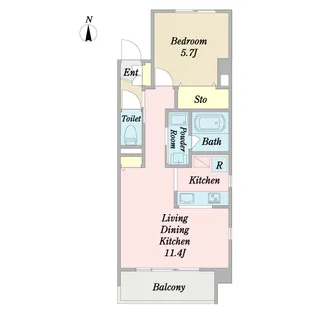 M・A・I一之江【2階】の間取り