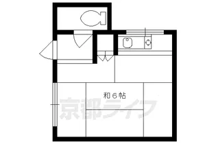 今出川マンション【3階】の間取り