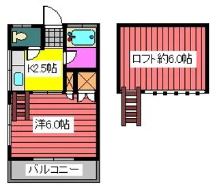 赤羽ハイツ【2階】の間取り