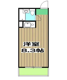 1Kの間取り画像