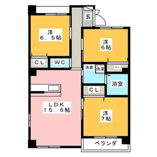 ジョイフルMIII【3階】の間取り