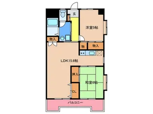 ドムール花見【2階】の間取り