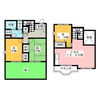 ビラウィステリアEAST【1階】の間取り