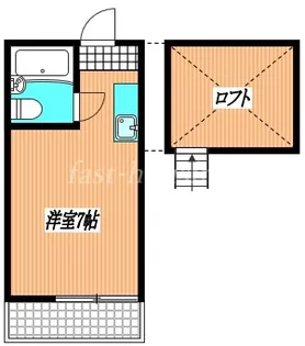 コーポシングルエイト【2階】の間取り