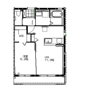 クレシアII【1階】の間取り