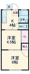 メゾンベルム【2階】の間取り