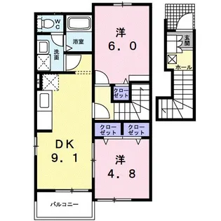 メゾン・ド・そのお【2階】の間取り