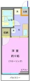 シティハイム 大楽寺【2階】の間取り