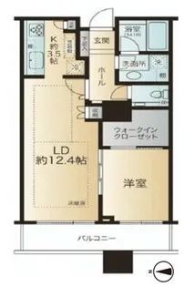 白金タワー・タワー棟【21階】の間取り