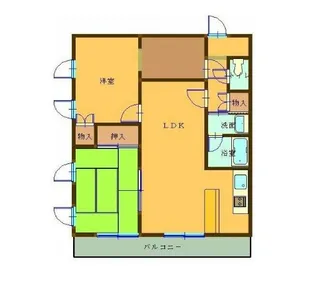 レジデンス西千葉ウエスト【3階】の間取り