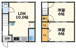 大阪府三島郡島本町広瀬5【一戸建】の間取り