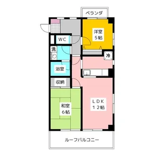 カントリーヴィレッジ関町【2階】の間取り