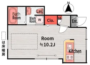 Actuelle富士見台【1階】の間取り