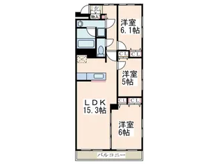 プライム藤が丘【3階】の間取り
