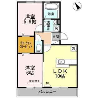 デア ブリッツ【2階】の間取り
