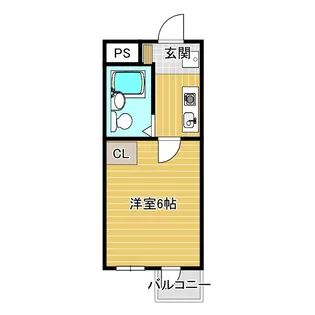 ヴィラ徳行【3階】の間取り