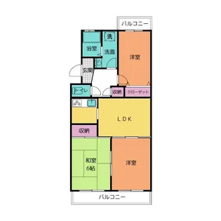 蔵下館【3階】の間取り