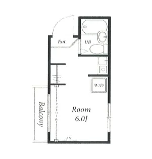 パステル鷹の台【2階】の間取り