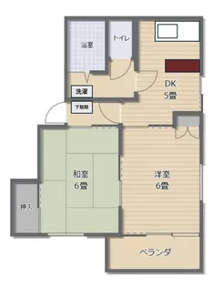 ライムハイツA【2階】の間取り