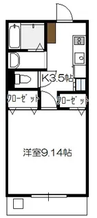 サザン27前川ビル【1階】の間取り