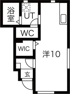 ル メイユール尼沼A棟【1階】の間取り