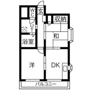 クラシティ御幸【8階】の間取り