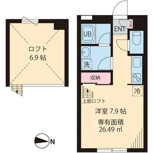 桜森スクエアI【2階】の間取り