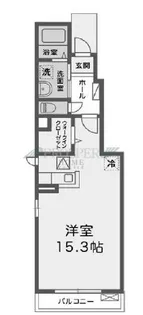 リバーサイド大今里【1階】の間取り