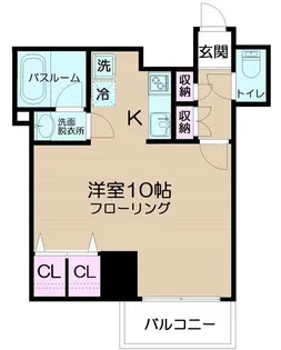 ビーヴァリー北【3階】の間取り