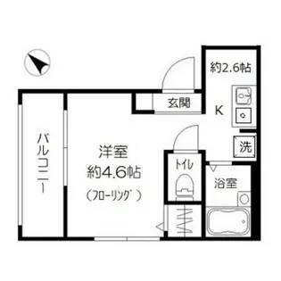 東京都豊島区池袋本町1【アパート】の間取り