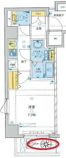 1Kの間取り画像