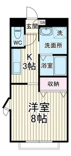 ラヴィエール【1階】の間取り