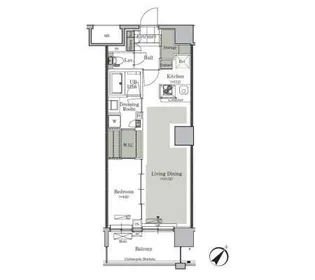 東京都北区西ケ原4【マンション】の間取り
