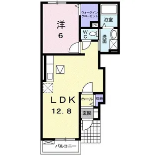 広島県福山市新市町大字戸手【アパート】の間取り