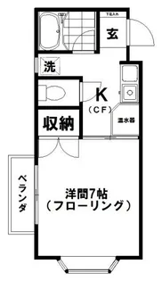 南台グランドマンション【3階】の間取り