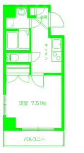PaulowniaValleytake4西横浜【5階】の間取り