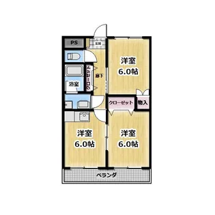 コーポラスアーバン【2階】の間取り