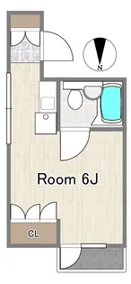 ハイツ岡庭【3階】の間取り