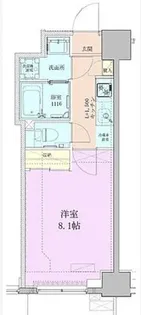 東京都中央区湊1【マンション】の間取り