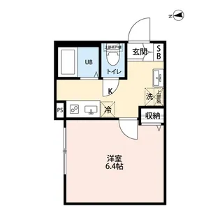 エクセラン松戸II【4階】の間取り