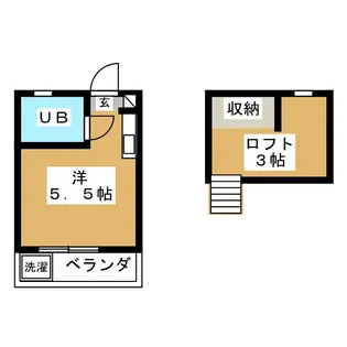 ステージ境南 B【1階】の間取り