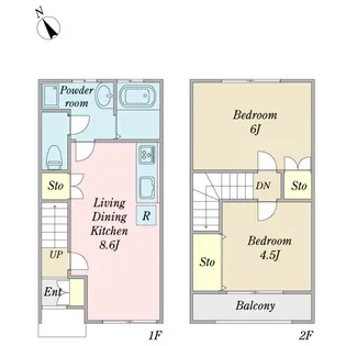 千葉県浦安市今川3【一戸建】の間取り