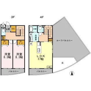 パラボリカ【3階】の間取り