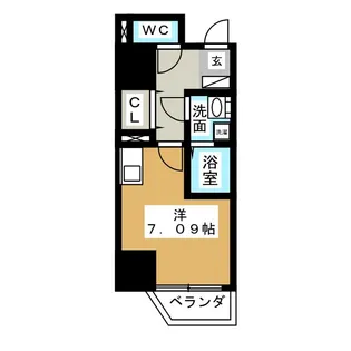 愛知県名古屋市東区筒井3【マンション】の間取り