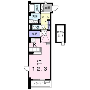 パーク青陽【2階】の間取り