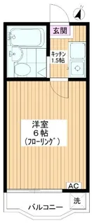 ファイブ北町【1階】の間取り