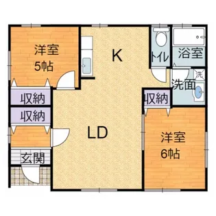 宮城県石巻市水明北2【一戸建】の間取り
