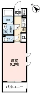 メテオールリオン【1階】の間取り