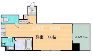フレール烏丸五条【7階】の間取り