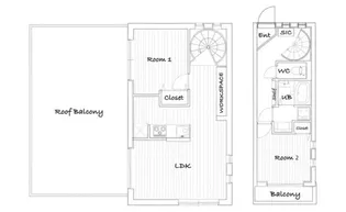 La via belle 成城【3階】の間取り